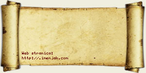 Janoš Rudja vizit kartica